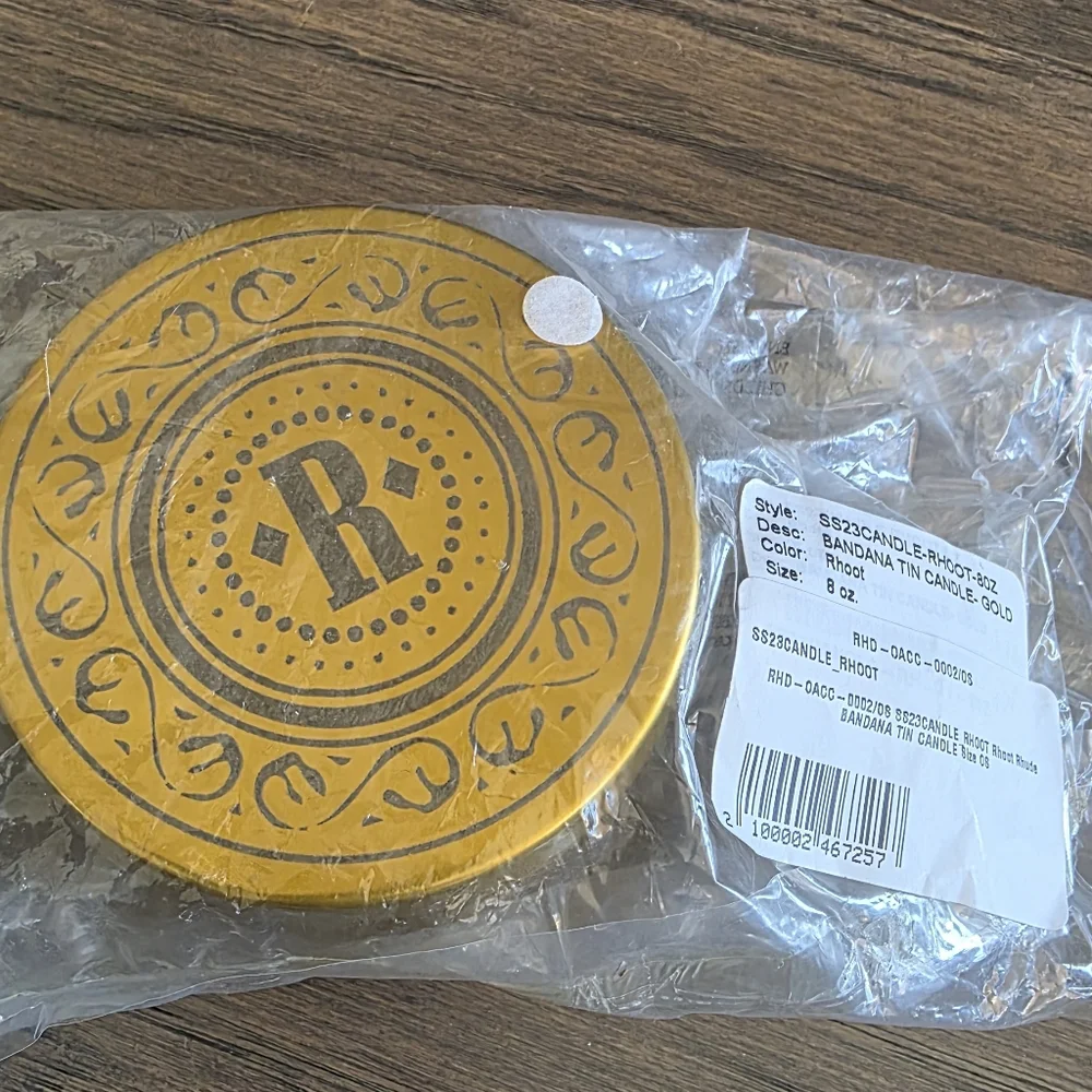 RHUDE Rhoot Single Wick Soy Candle 8oz Bandana Tin Candle BRAND NEW IN PACKAGE